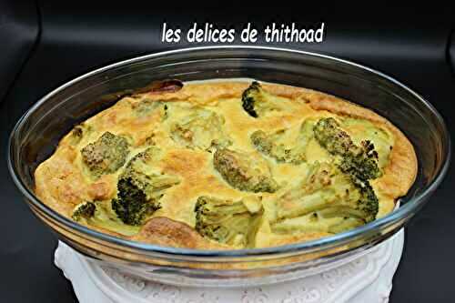 Clafoutis à la dinde et aux brocolis