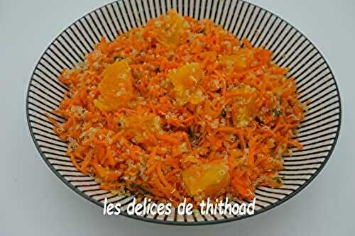 Salade de quinoa à l’orange et aux carottes