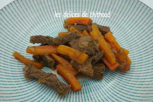 Sauté de boeuf aux carottes