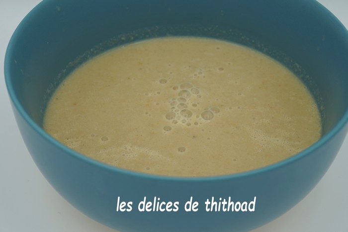 Velouté de topinambours et miel