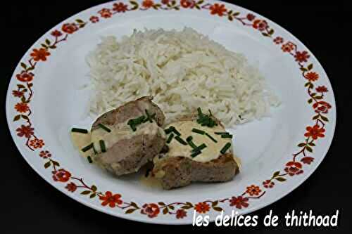 Emincé de filet mignon au curry