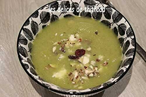 Soupe de brocoli et poires (CMUM)