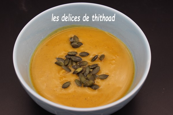 Soupe de butternut aux épices (CMUM)