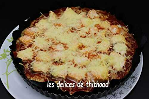 Pizza chou fleur et saumon (FOODISTA CHALLENGE #106)