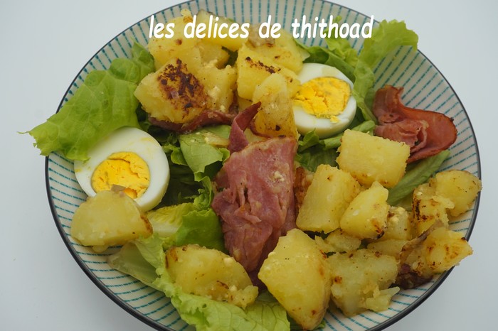 Salade de pommes de terre et bacon