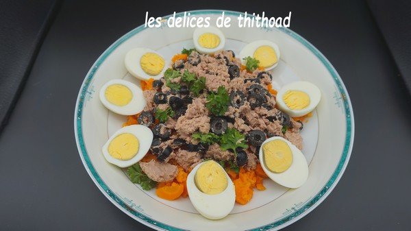 Salade de carottes et thon à la Tunisienne