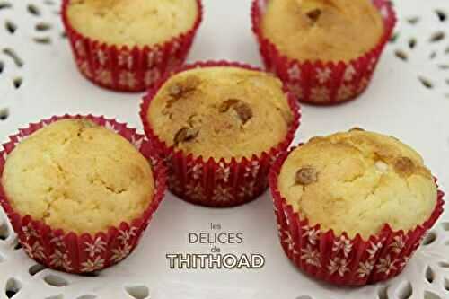 Muffins citron et chocolat blanc