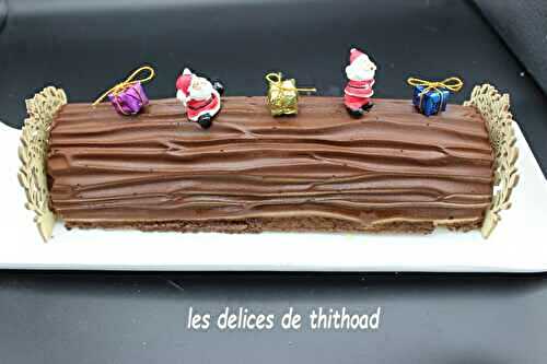 Bûche pommes et spéculoos (article du télégramme 2024)