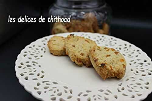 Sablés à l’amande et aux abricots secs