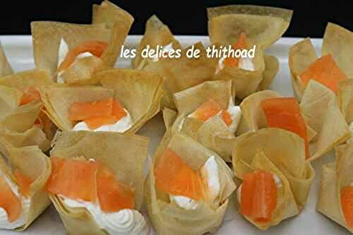 Bricks apéro au saumon fumé