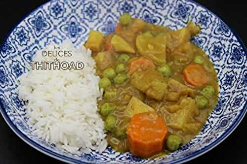Curry japonais de légumes