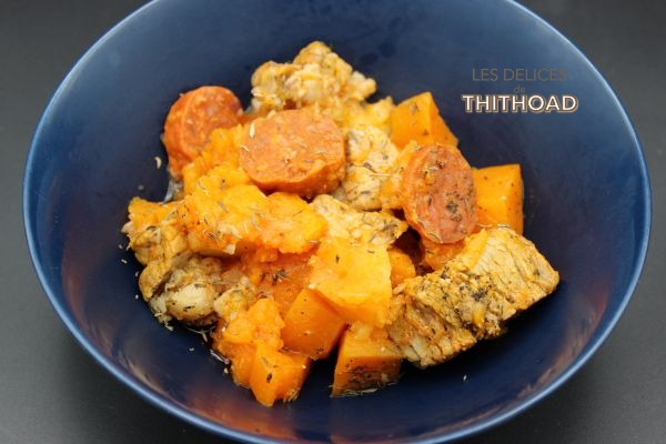 Sauté de porc au chorizo au cookéo