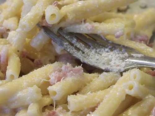 Mes pâtes à la carbonara au thermomix.... - Les délires de Vivi...