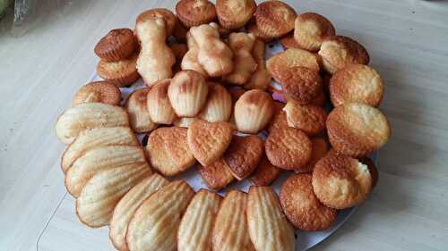 Madeleine au lait d'amande et riz