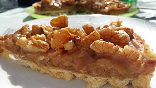 Tarte aux noix et caramel beurre salé