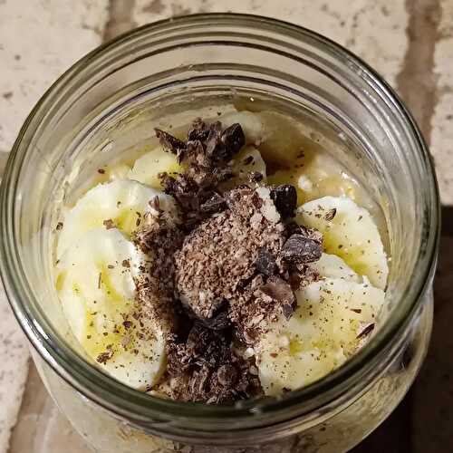 Overnight Oatmeal Peanut Banana