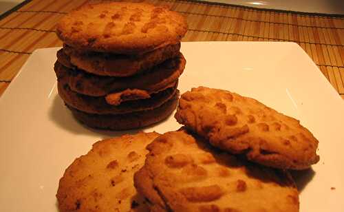 BISCUITS AU BEURRE DE PEANUT