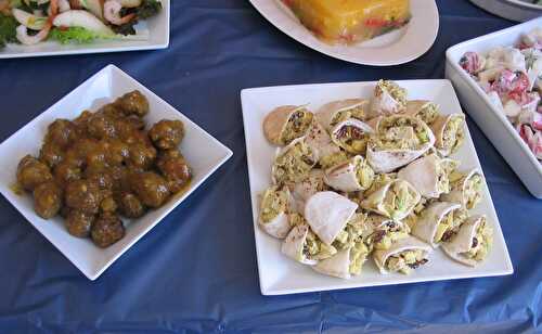 BOULETTES À L'INDIENNE ET PITAS FARCIS