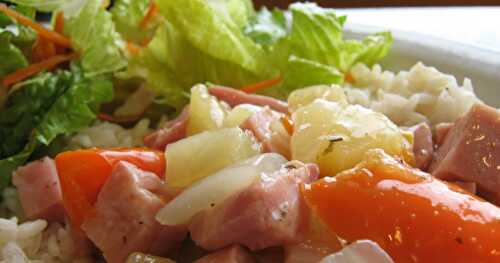 FRICASSÉE DE JAMBON HAWAÏEN