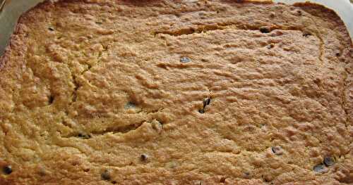 GÂTEAU À LA PURÉE DE POMMES ET CHOCOLAT