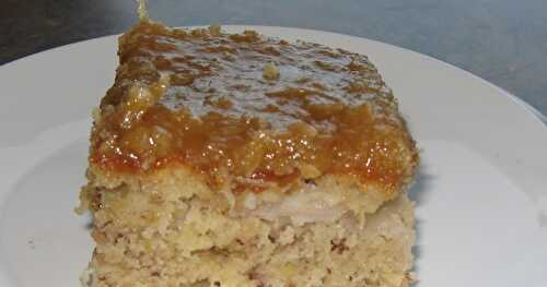 GÂTEAU AUX BANANES ET AUX POMMES