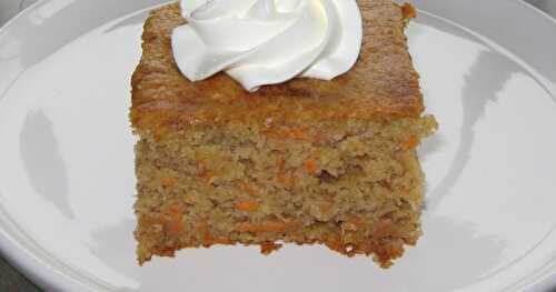 GÂTEAU AUX CAROTTES (banane et pomme)