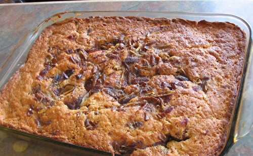 GÂTEAU AUX DATTES ET CARAMEL