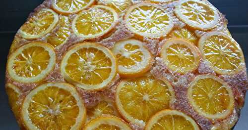 GÂTEAU L' ORANGES CONFITES