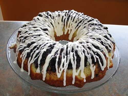 GÂTEAU RENVERSÉ AUX BLEUETS