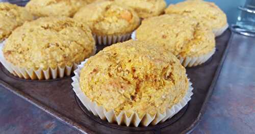 MUFFIN AUX CAROTTES ET COMPOTE DE POMMES (blender)