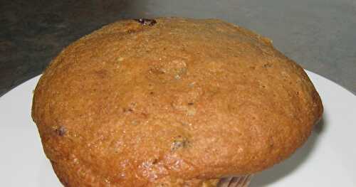 MUFFINS AU CAFÉ ET RAISINS SECS