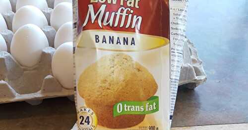 MUFFINS AUX BANANES (EN SACHET) PIMPÉ!!