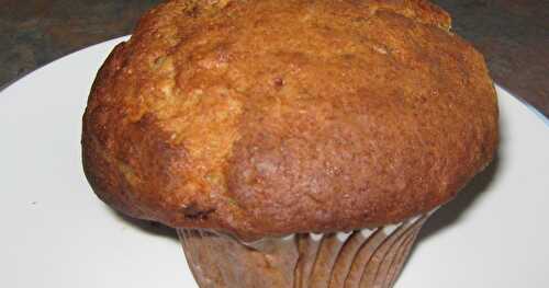 MUFFINS AUX BANANES ET CANNEBERGES