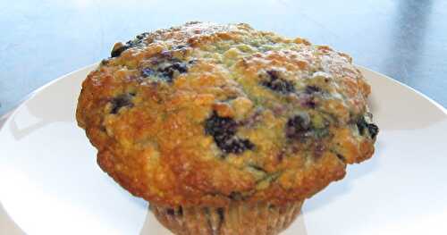 MUFFINS AUX BLEUETS ET ORANGE