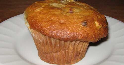 MUFFINS AUX POMMES ET CANNEBERGES