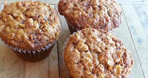 MUFFINS AUX POMMES ET ÉRABLE