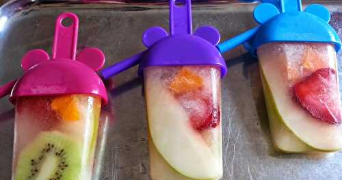 POPSICLE AUX FRUITS ET EAU DE COCO