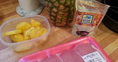 PORC À L'ANANAS, À L'ASIATIQUE