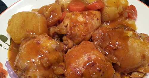 POULET AU JUS DE CAROTTES