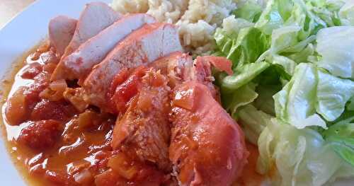 POULET TOMATES ET COCO