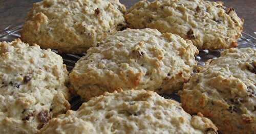 SCONES À L'AVOINE ET RAISINS SECS