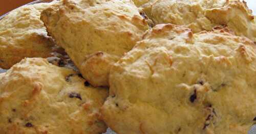 SCONES AUX CANNEBERGES ET ORANGE