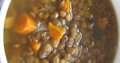 SOUPE AUX LENTILLES