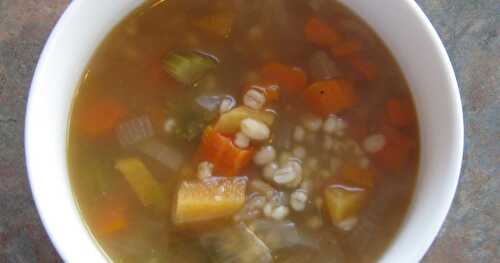 SOUPE BOEUF ET ORGE