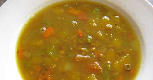 SOUPE DE POIS CHICHES ÉPICÉS À LA MAROCAINE