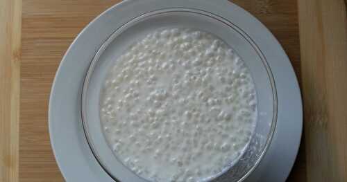 TAPIOCA AU LAIT DE COCO