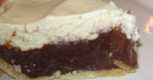 TARTE AU CHOCOLAT ET FROMAGE