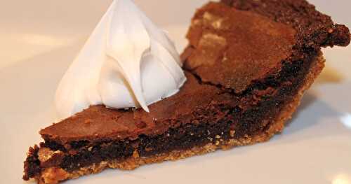 TARTE AU CHOCOLAT ONCTUEUSE