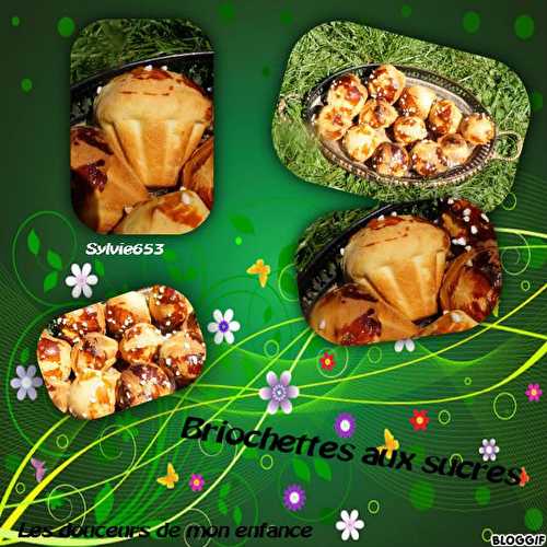 Briochettes aux sucres
