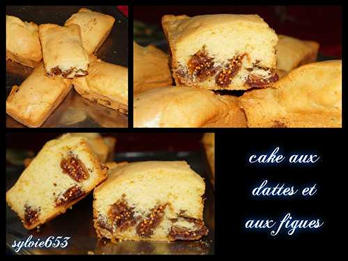 Cake aux Fruits Secs (dattes - figues)  - Les douceurs de mon enfance